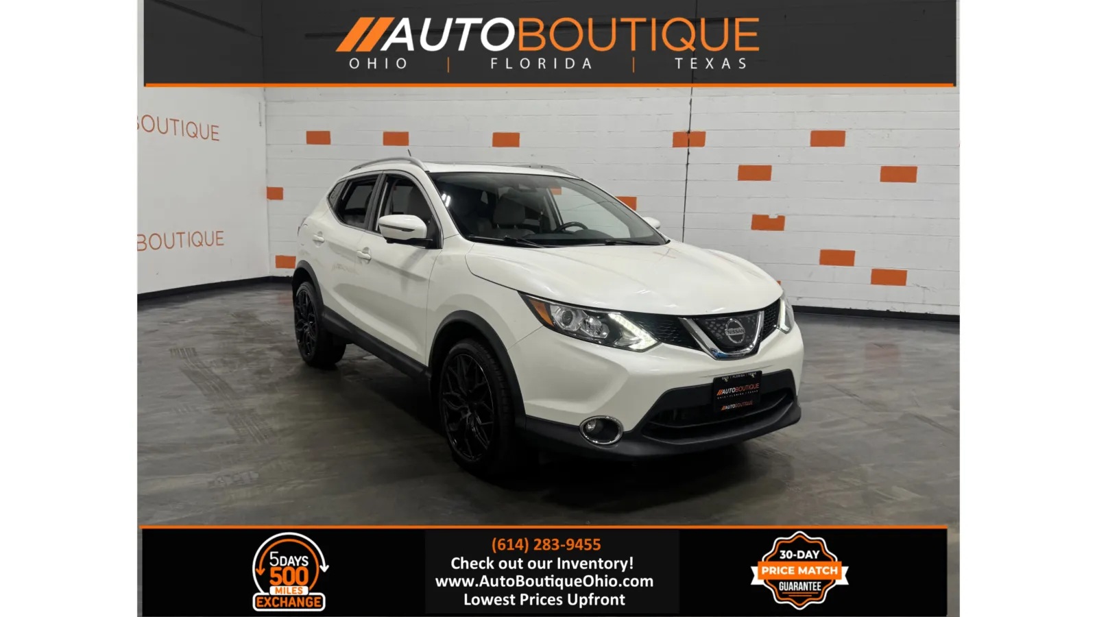 White 2018 Nissan Rogue Sport SL for sale in Columbus, OH