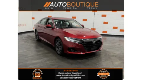 Red 2021 Honda Accord Sedan EX-L for sale in Columbus, OH