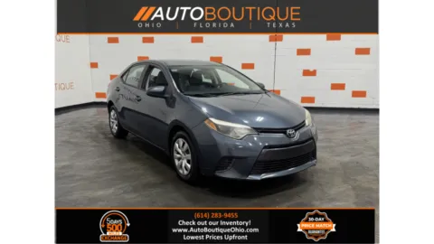 Gray 2015 Toyota Corolla LE for sale in Columbus, OH