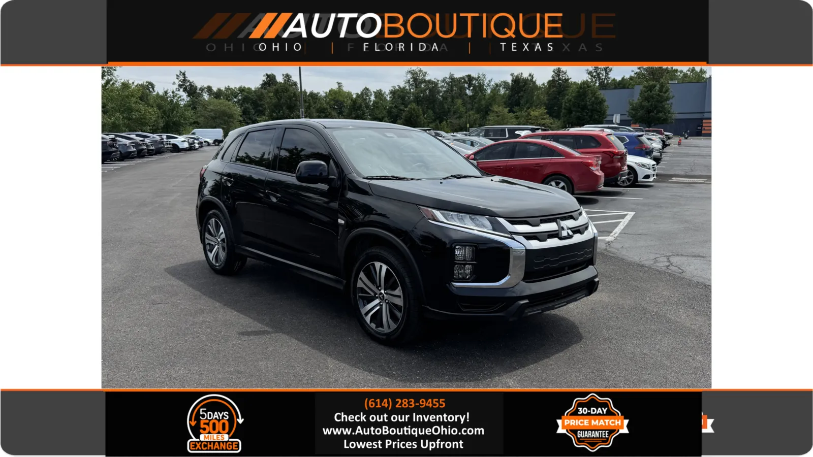 Black 2022 Mitsubishi Outlander Sport ES for sale in Columbus, OH