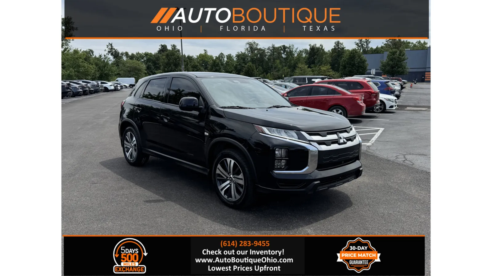 Black 2022 Mitsubishi Outlander Sport ES for sale in Columbus, OH