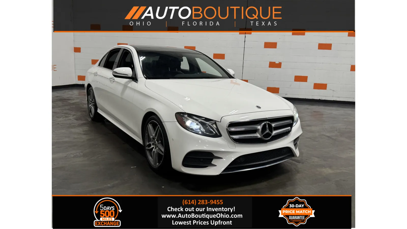 White 2018 Mercedes-Benz E-Class E 300 for sale in Columbus, OH