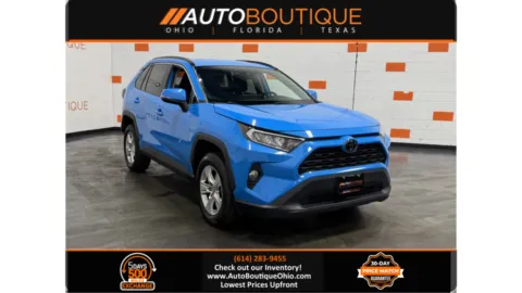 Blue 2021 Toyota RAV4 XLE for sale in Columbus, OH