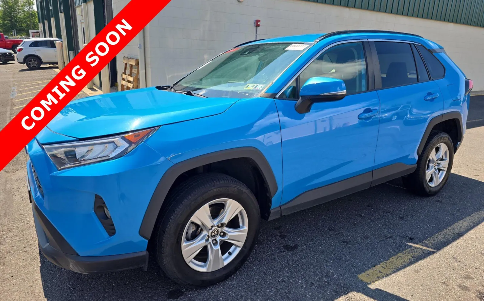 Blue 2021 Toyota RAV4 XLE for sale in Columbus, OH