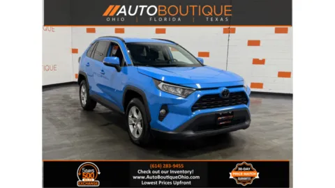 Blue 2021 Toyota RAV4 XLE for sale in Columbus, OH