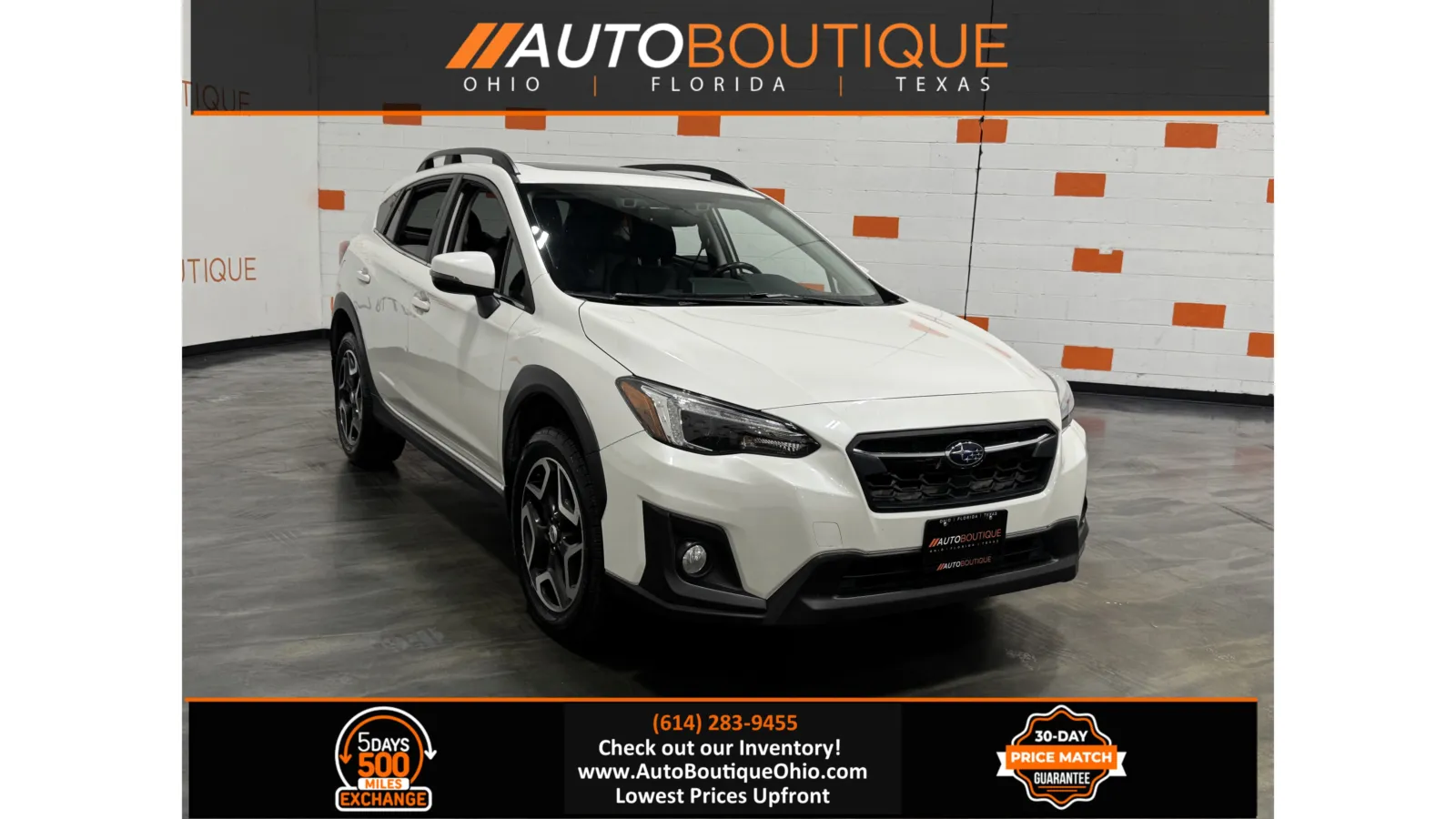 White 2018 Subaru Crosstrek Limited for sale in Columbus, OH