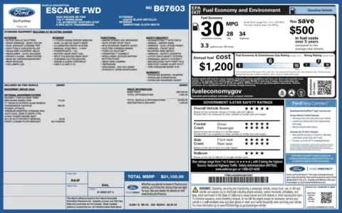 Photos of 2022 Ford Escape SE for sale in Columbus, OH at Auto Boutique Ohio