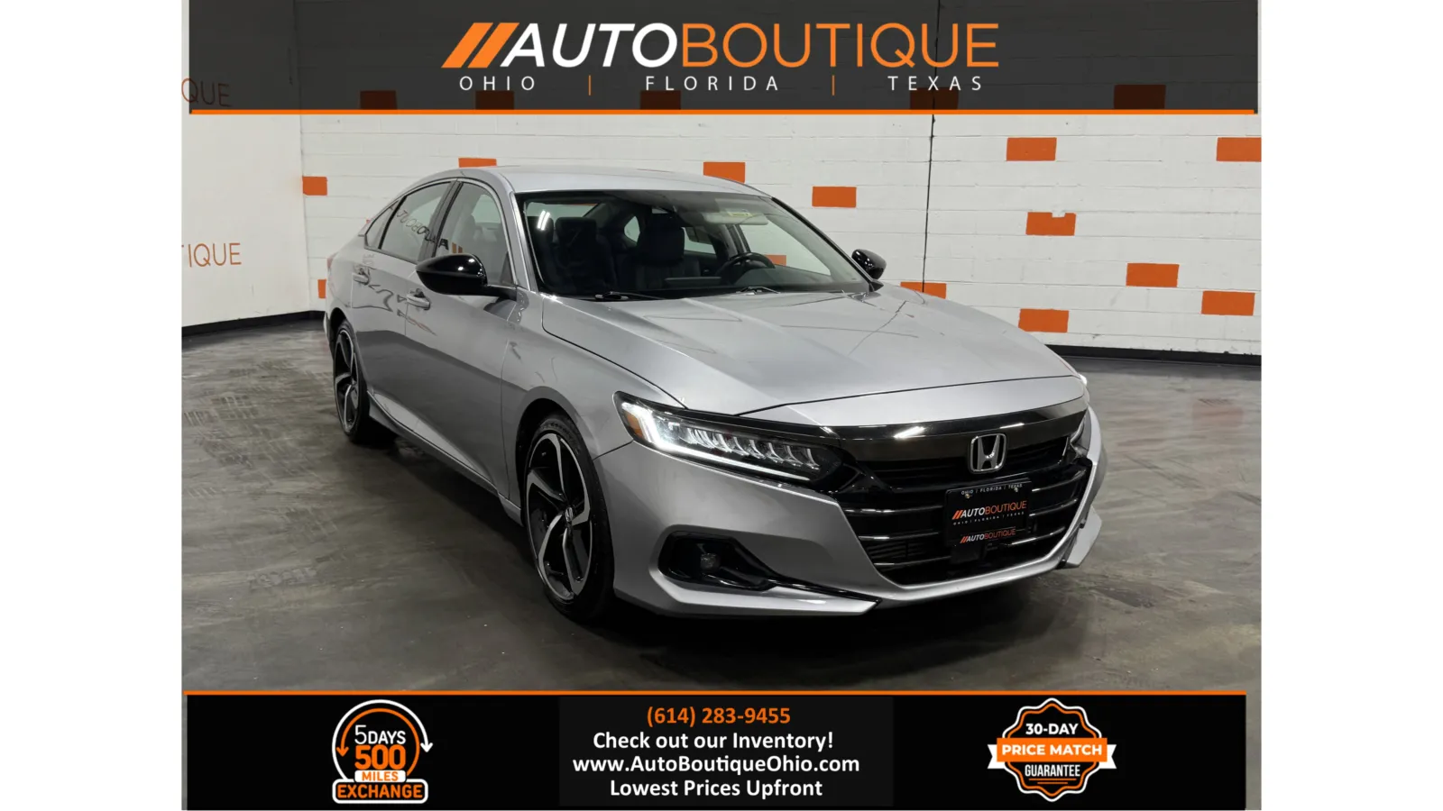 Gray 2021 Honda Accord Sedan Sport SE for sale in Columbus, OH