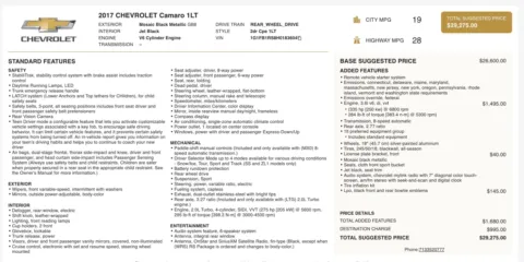 Photos of 2017 Chevrolet Camaro 1LT for sale in Columbus, OH at Auto Boutique Ohio