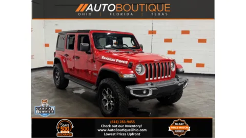 Red 2021 Jeep Wrangler Unlimited Sahara for sale in Columbus, OH
