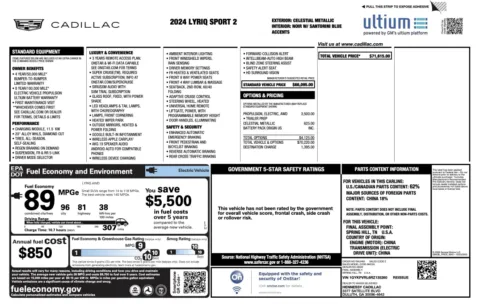 Photos of 2024 Cadillac LYRIQ Sport for sale in Columbus, OH at Auto Boutique Ohio