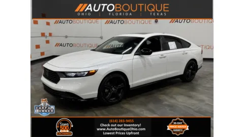 White 2023 Honda Accord Hybrid Sport-L for sale in Columbus, OH