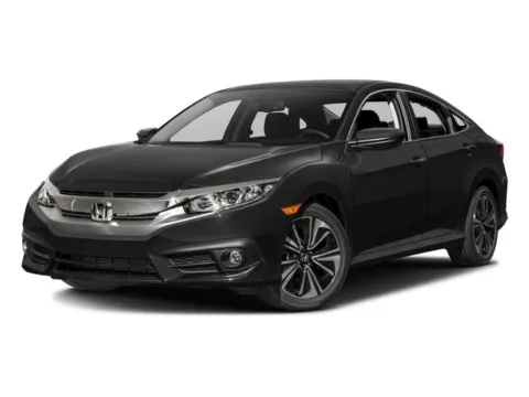 Black 2016 Honda Civic Sedan EX-L for sale in Columbus, OH