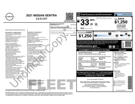 Photos of 2021 Nissan Sentra S for sale in Columbus, OH at Auto Boutique Ohio
