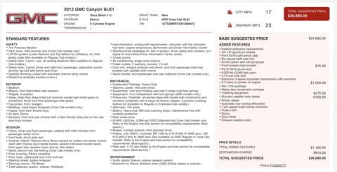 More photos of 2012 GMC Canyon SLE1 at Auto Boutique Ohio, OH
