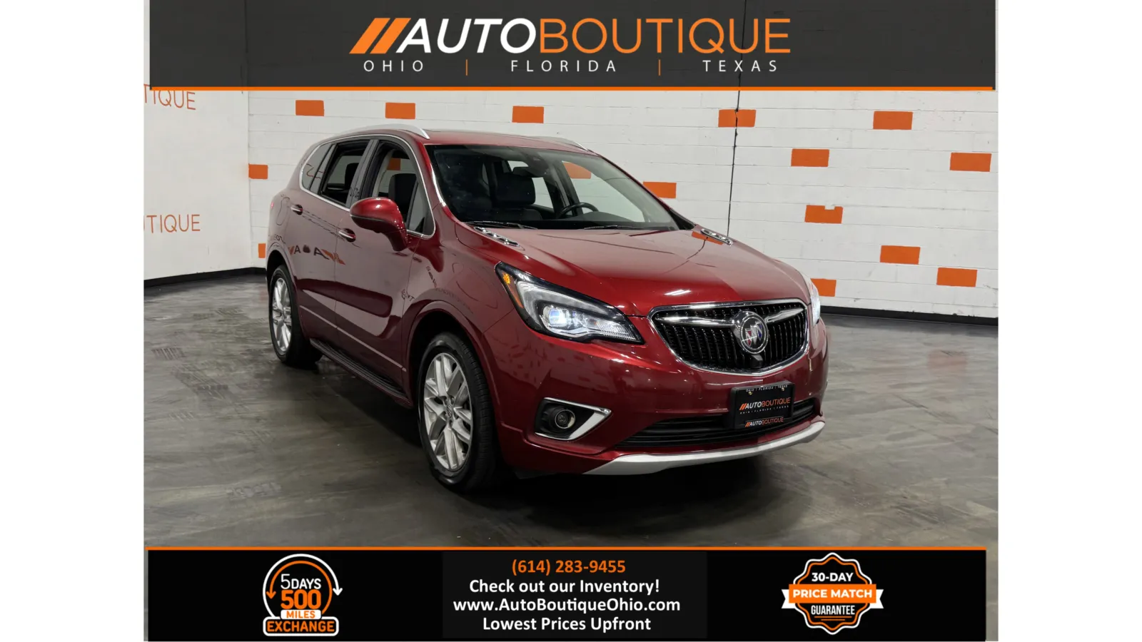 Red 2020 Buick Envision Premium II for sale in Columbus, OH