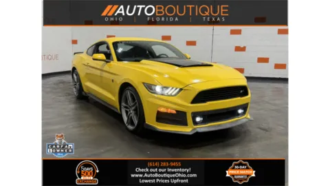 Yellow 2015 Ford Mustang EcoBoost for sale in Columbus, OH