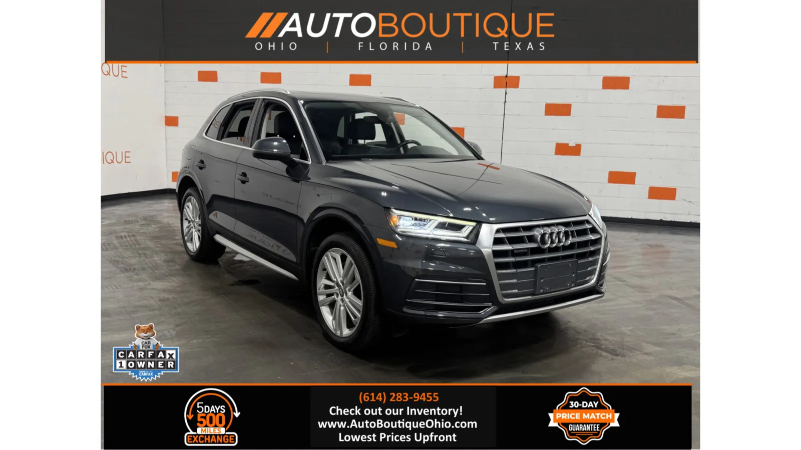Gray 2018 Audi Q5 Premium Plus for sale in Columbus, OH