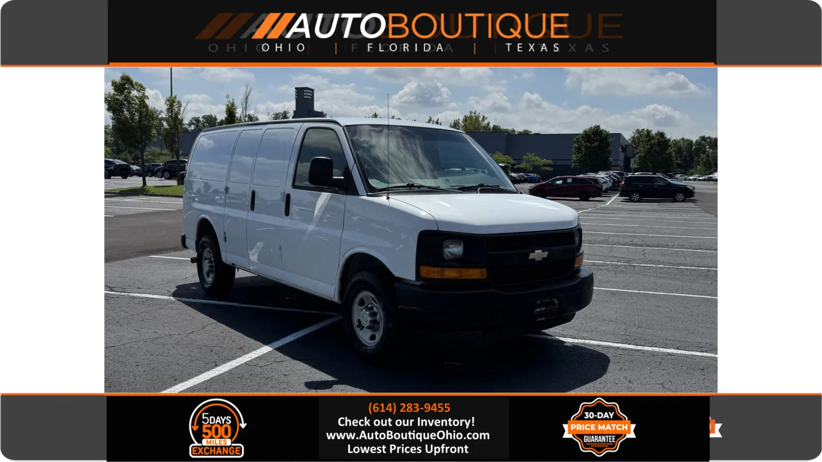 White 2015 Chevrolet Express Cargo Van 2500 for sale in Columbus, OH