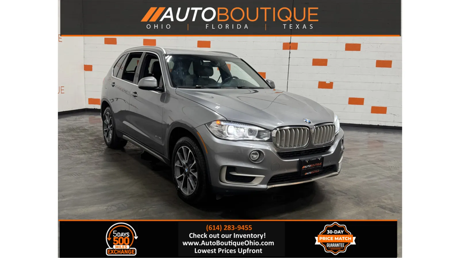 Black 2017 BMW X5 xDrive35i for sale in Columbus, OH