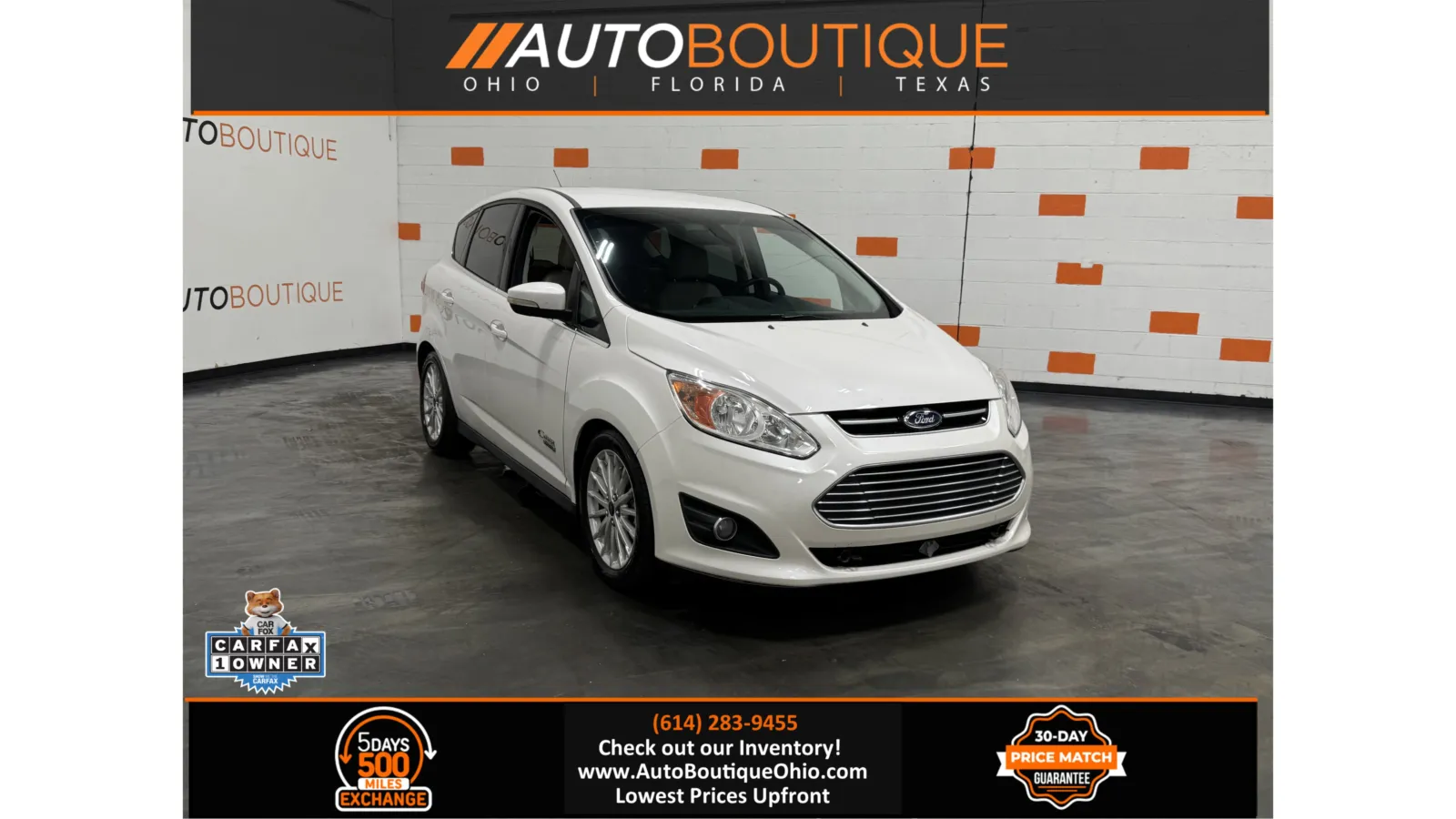 White 2013 Ford C-Max Energi SEL for sale in Columbus, OH