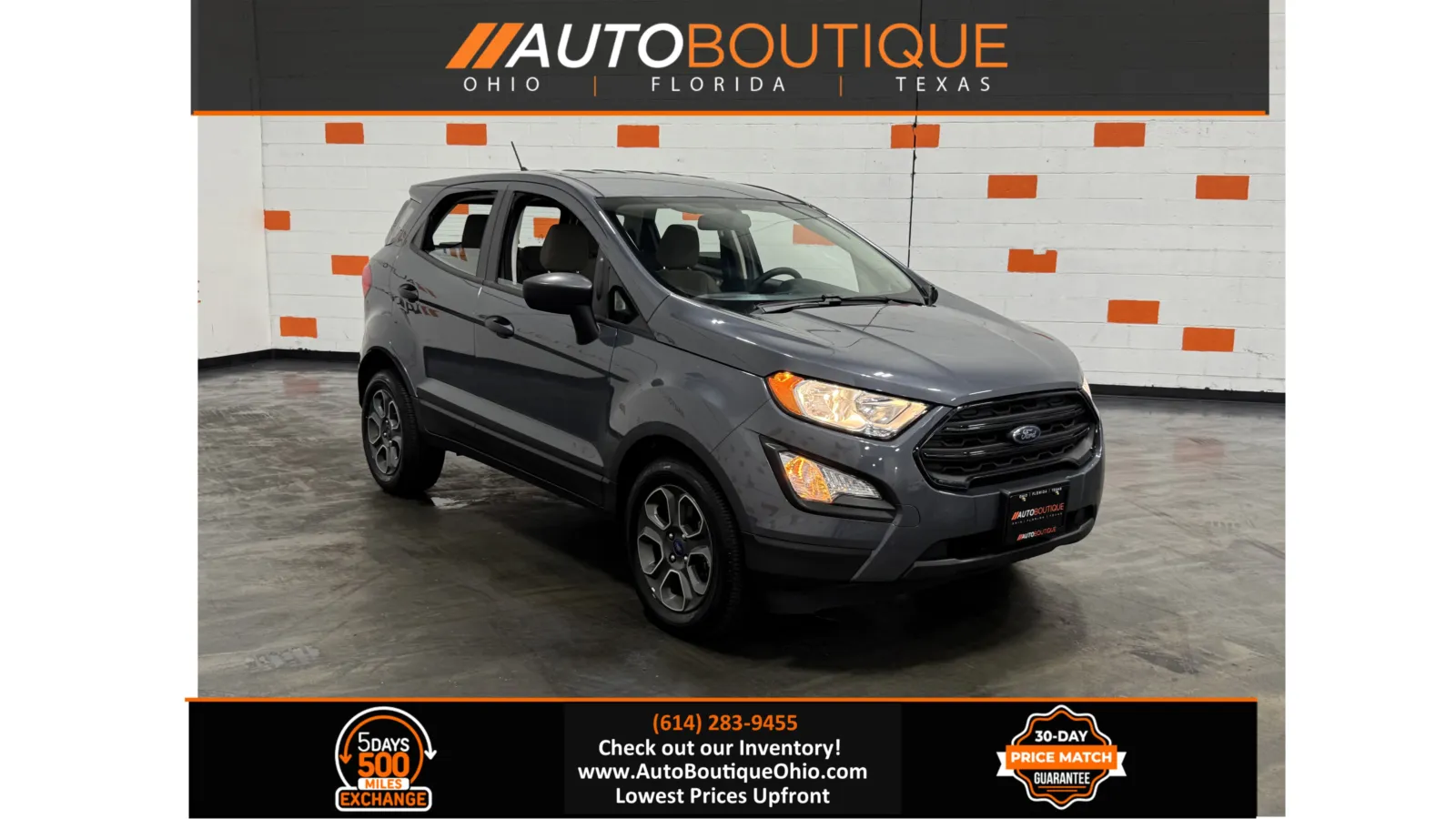 Gray 2021 Ford EcoSport S for sale in Columbus, OH