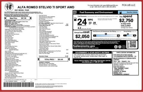 More photos of 2021 Alfa Romeo Stelvio Ti Sport at Auto Boutique Ohio, OH