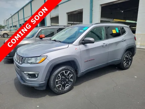 Silver 2021 Jeep Compass Trailhawk for sale in Columbus, OH