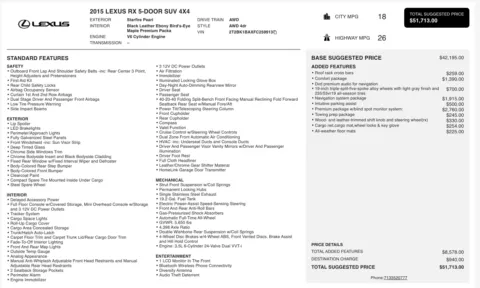 More photos of 2015 Lexus RX 350 at Auto Boutique Ohio, OH