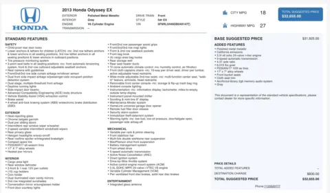 More photos of 2013 Honda Odyssey EX at Auto Boutique Ohio, OH
