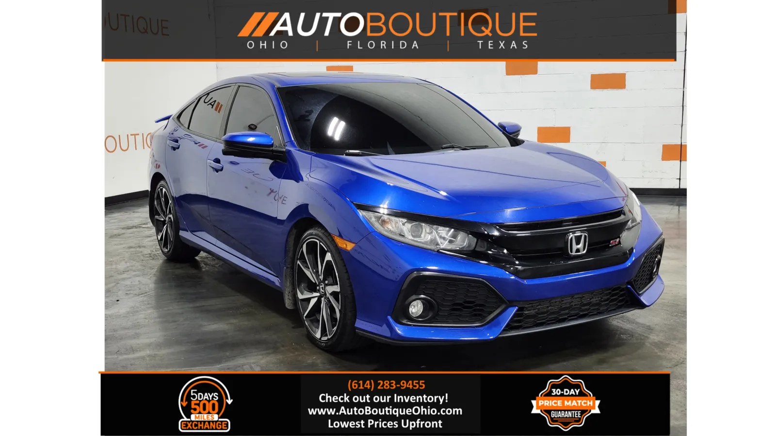 2019 Honda Civic Si Sedan Si w/Summer Tires for sale in Columbus, OH