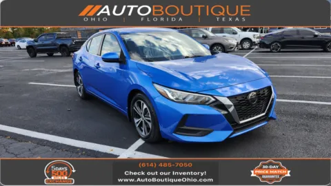 Blue 2021 Nissan Sentra SV for sale in Columbus, OH