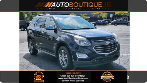 Blue 2017 Chevrolet Equinox Premier for sale in Columbus, OH