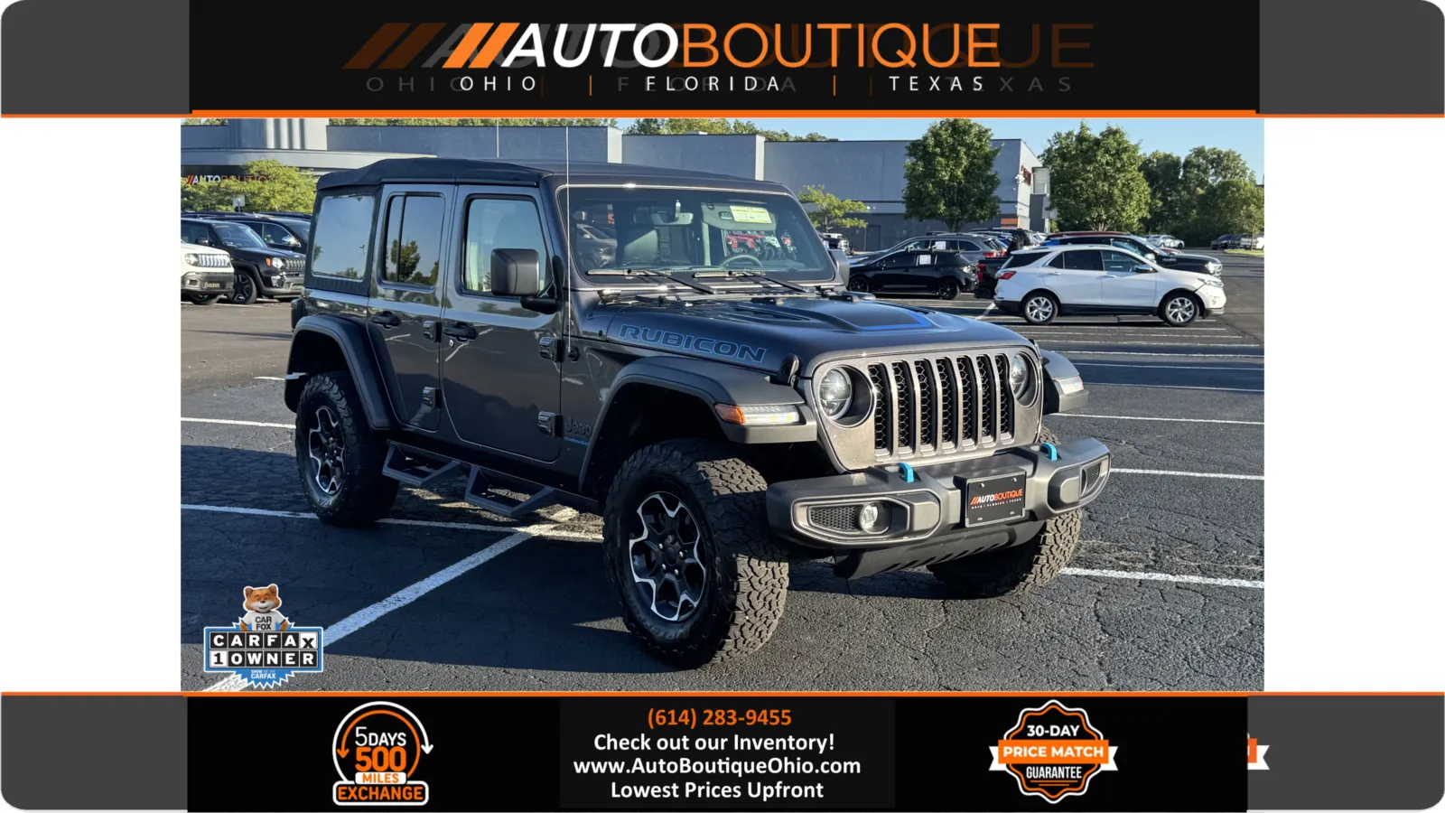 Gray 2023 Jeep Wrangler 4xe Rubicon for sale in Columbus, OH