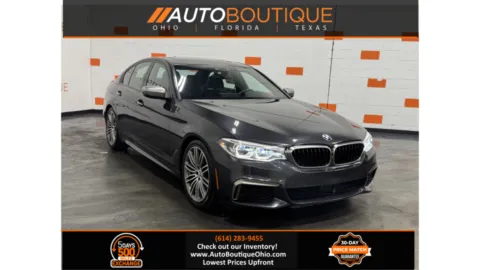 Silver 2018 BMW 5 Series M550i xDrive for sale in Columbus, OH