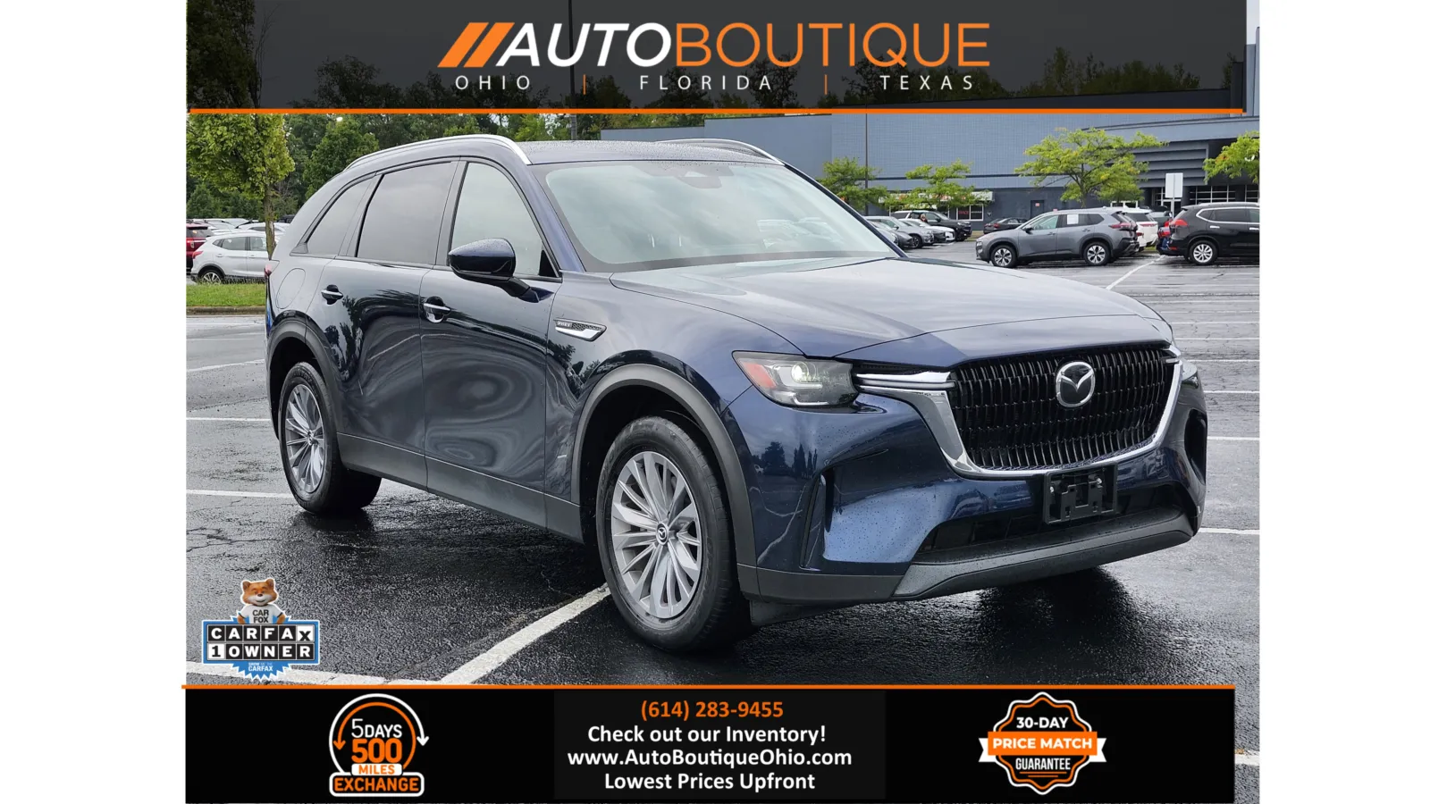 Blue 2024 Mazda CX-90 PHEV Preferred for sale in Columbus, OH