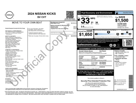 Photos of 2024 Nissan Kicks SV for sale in Columbus, OH at Auto Boutique Ohio