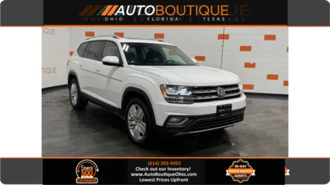 White 2019 Volkswagen Atlas 3.6L V6 SEL for sale in Columbus, OH