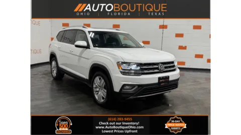 White 2019 Volkswagen Atlas 3.6L V6 SEL for sale in Columbus, OH