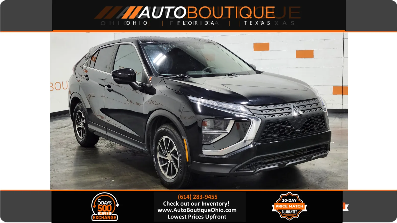 Black 2022 Mitsubishi Eclipse Cross ES for sale in Columbus, OH