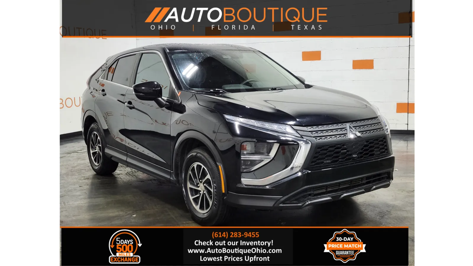Black 2022 Mitsubishi Eclipse Cross ES for sale in Columbus, OH
