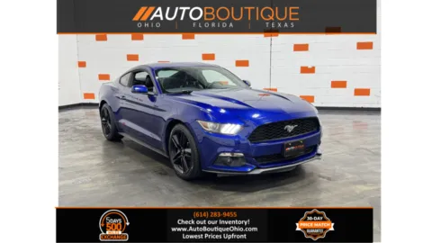 Blue 2016 Ford Mustang EcoBoost Premium for sale in Columbus, OH