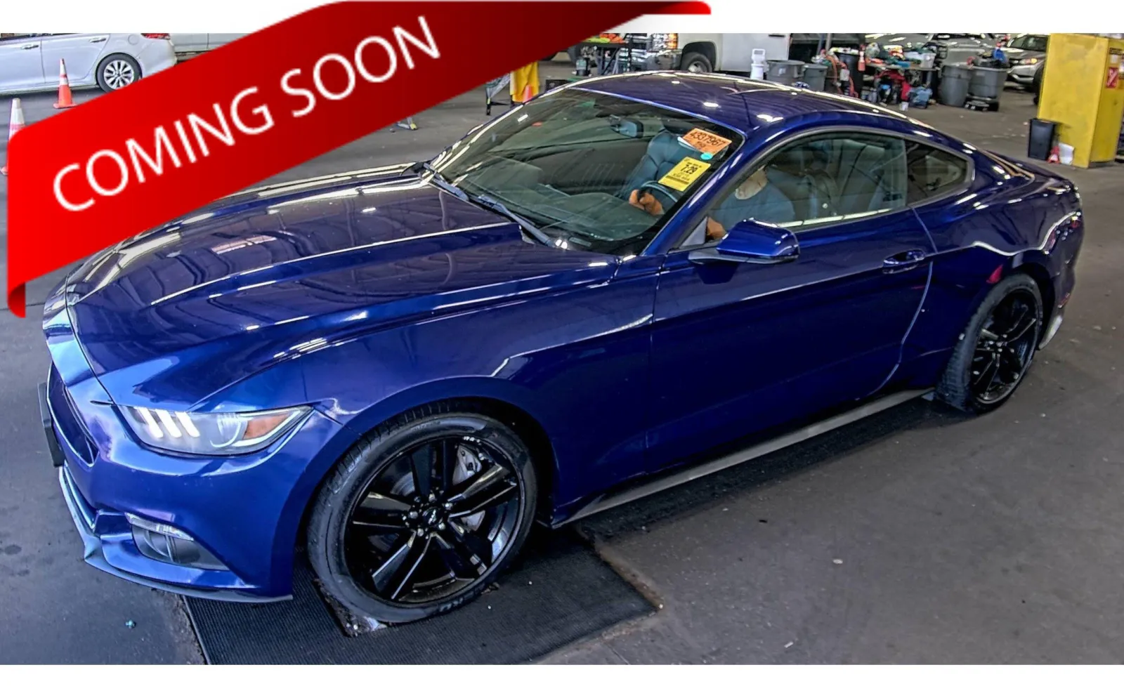 Blue 2016 Ford Mustang EcoBoost Premium for sale in Columbus, OH
