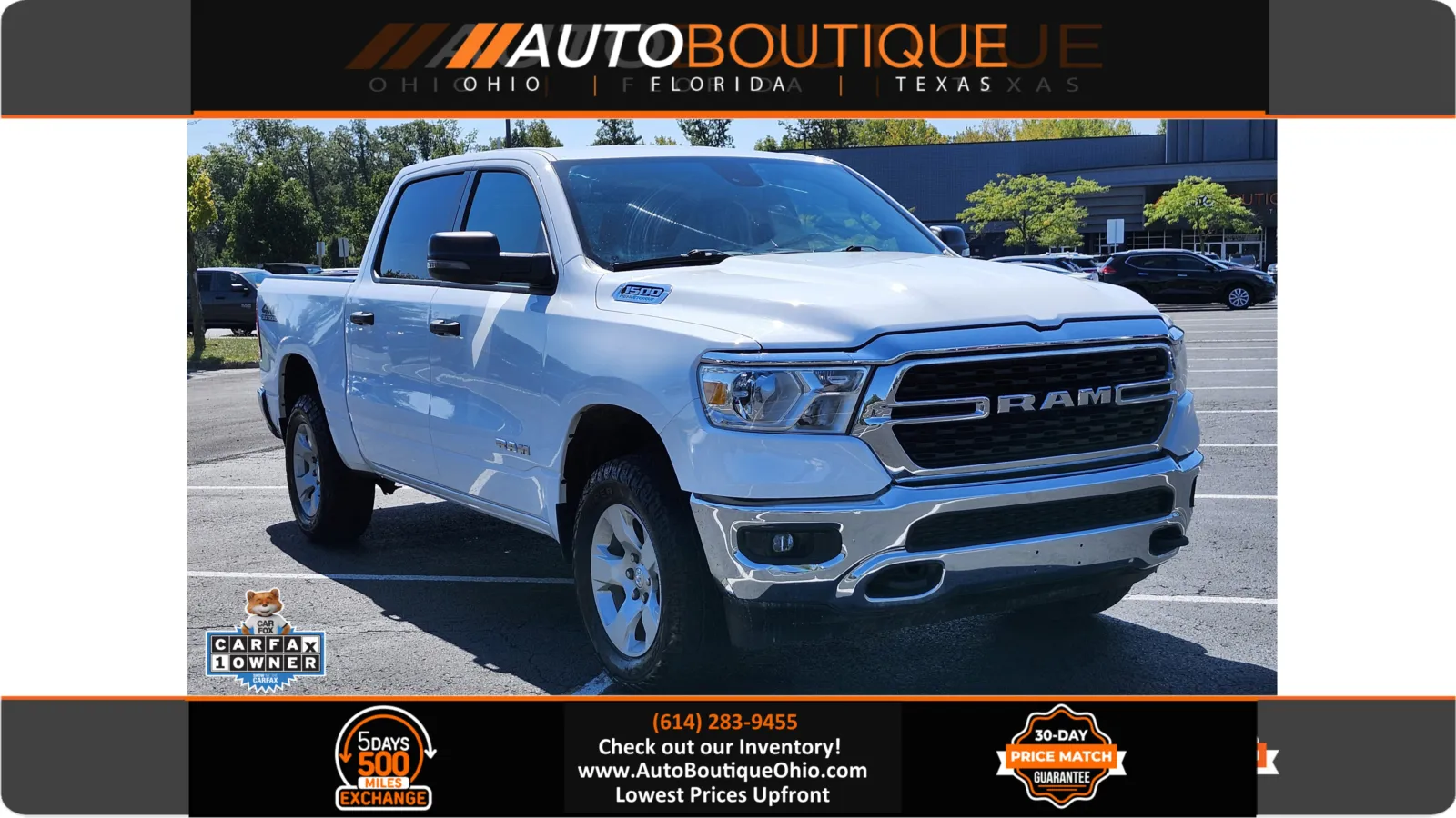 White 2023 Ram 1500 Big Horn for sale in Columbus, OH