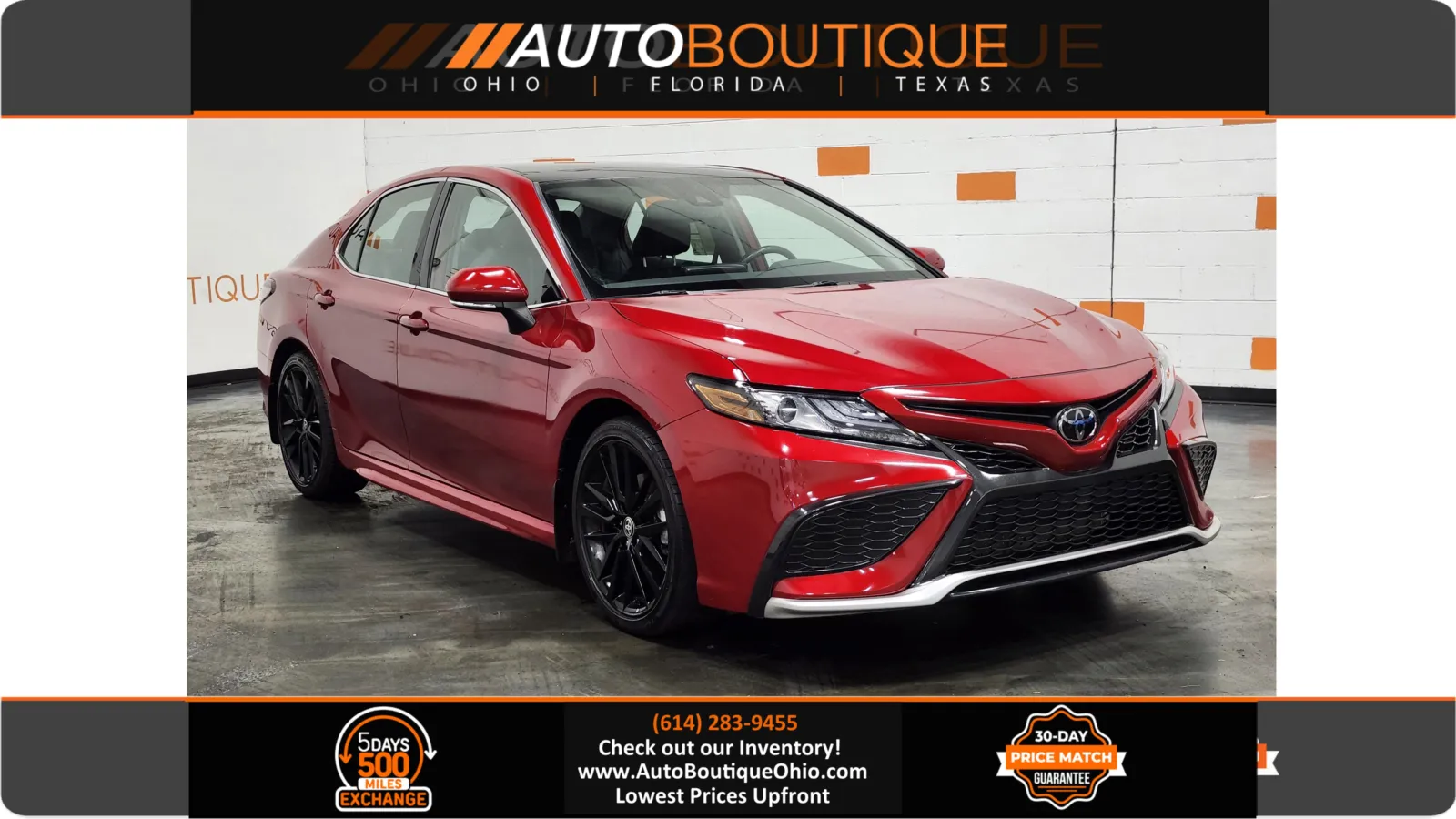 Red 2023 Toyota Camry XSE for sale in Columbus, OH