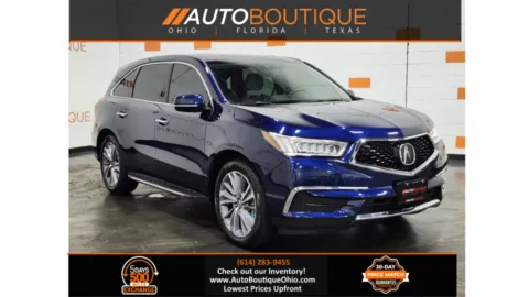 Blue 2017 Acura MDX w/Technology Pkg for sale in Columbus, OH