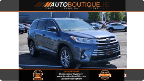 Blue 2019 Toyota Highlander XLE for sale in Columbus, OH