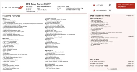 More photos of 2012 Dodge Journey American Value Pkg at Auto Boutique Ohio, OH