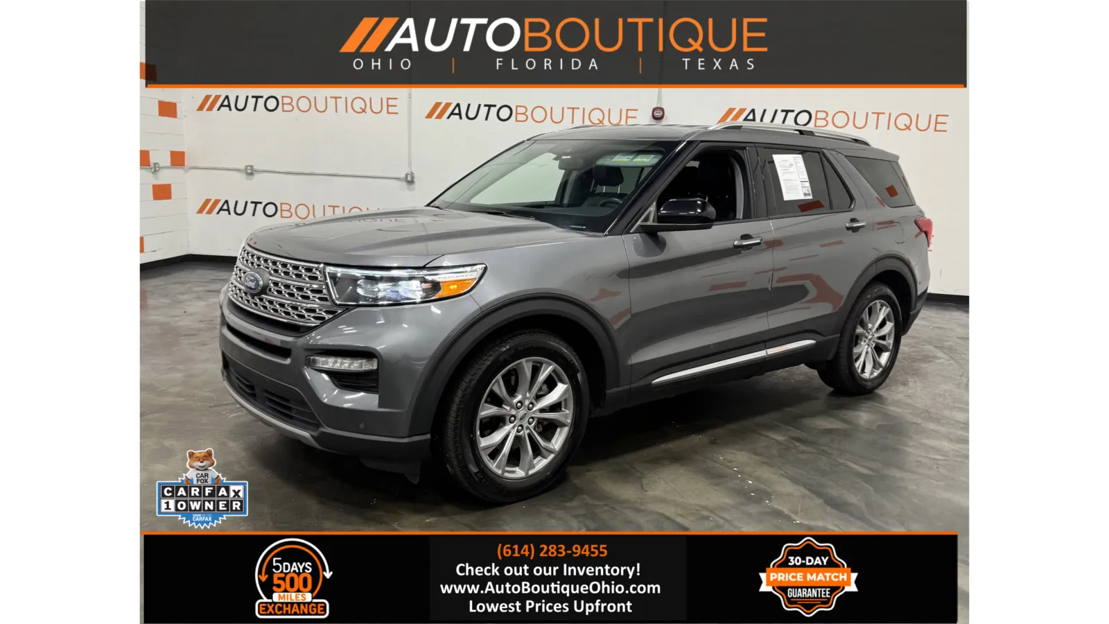 Gray 2024 Ford Explorer Limited for sale in Columbus, OH