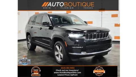 Black 2022 Jeep Grand Cherokee L Limited for sale in Columbus, OH
